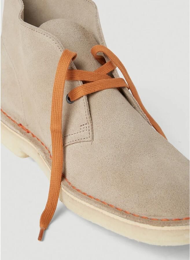 CLARKS ORIGINALS Clarks Veterschoenen Heren Desert Boot Heren Maat: 44 Materiaal: Suède Kleur: Beige - Foto 9