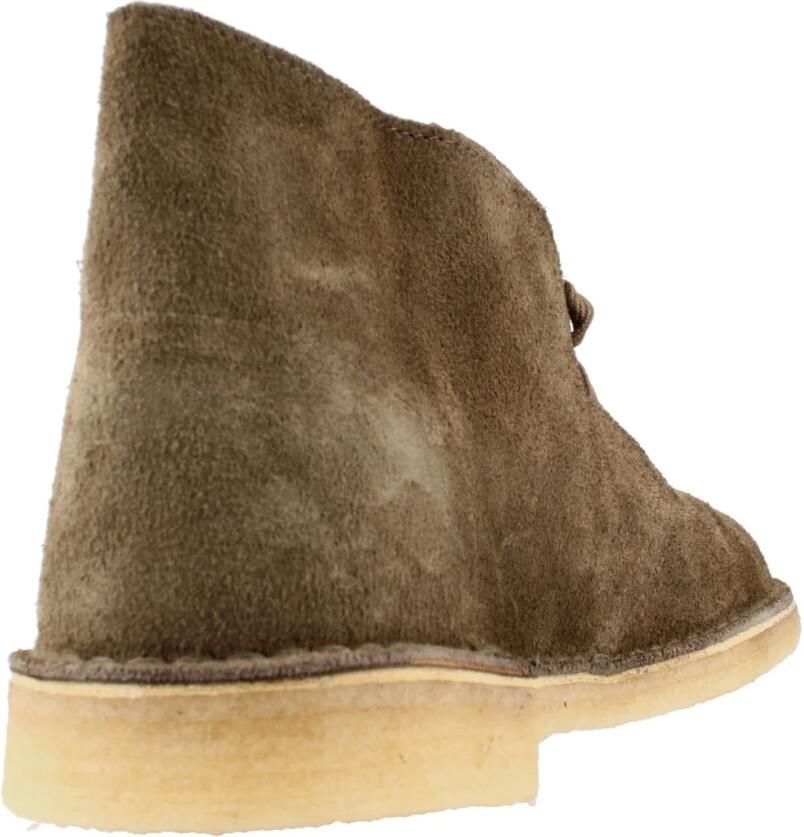 Clarks Woestijnlaars Groen Suède Minimalistisch Iconisch Green Heren - Foto 4