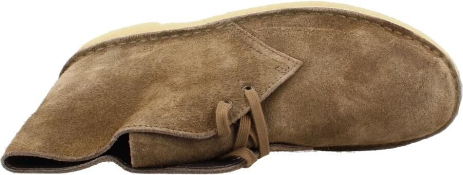 Clarks Woestijnlaars Groen Suède Minimalistisch Iconisch Green Heren - Foto 7