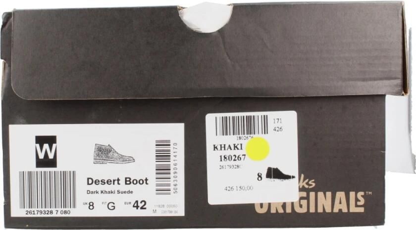 Clarks Woestijnlaars Groen Suède Minimalistisch Iconisch Green Heren - Foto 5