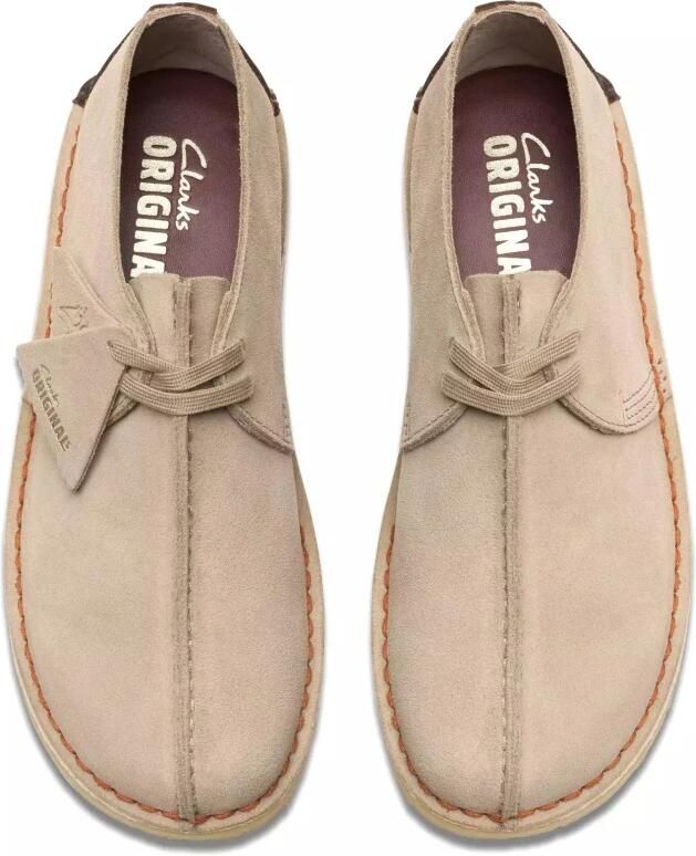 Clarks Desert Trek heren veterschoen beige