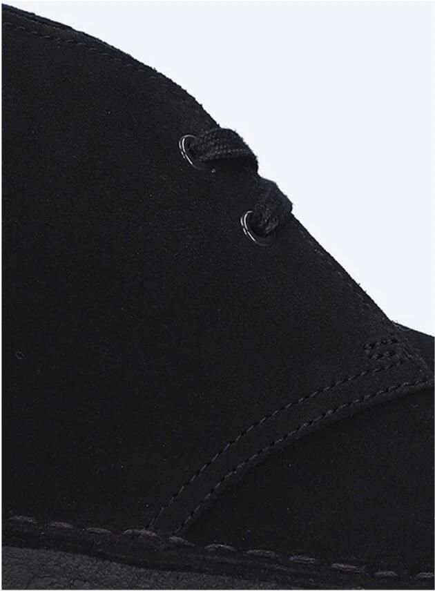 CLARKS ORIGINALS Clarks Veterboots Dames Desert Boot Dames Suède Zwart - Foto 15