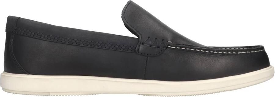 Clarks Bootschoenen Bratton Loafer bootsschoen mocassin slip-on sneaker met siernaad - Foto 2