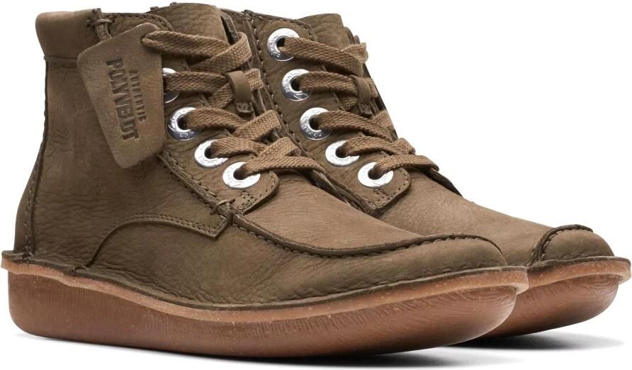 Clarks Groene Enkellaars voor dames Funny Cedar Green - Foto 2