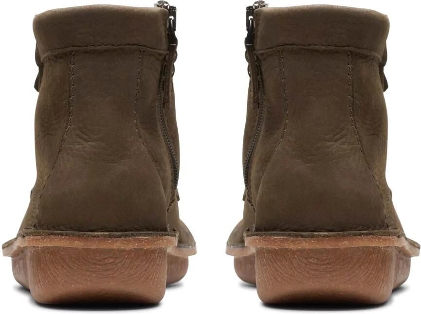 Clarks Groene Enkellaars voor dames Funny Cedar Green - Foto 3