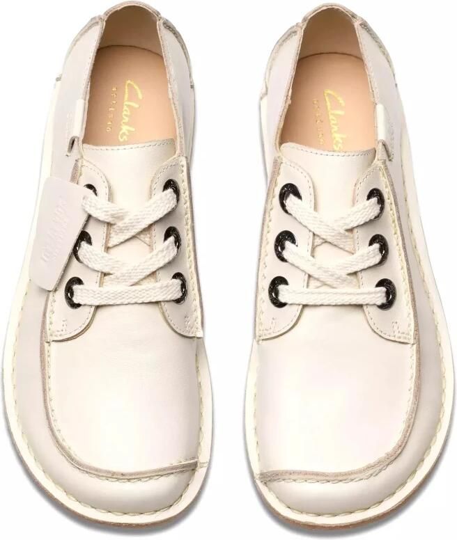 Clarks Funny Dream dames veterschoen wit
