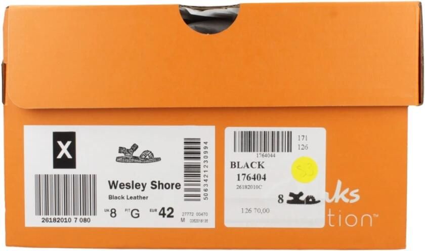 Clarks Shoes Wesley Shore Sandalen Zwart Man - Foto 4