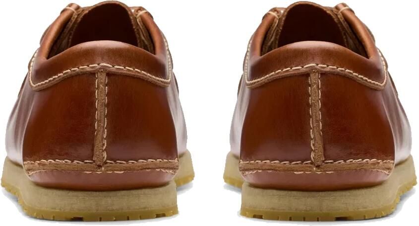 Clarks Godney Lace Bruin Leren Mocassin
