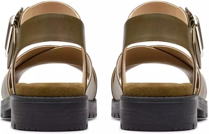 Clarks Groene Damessandaal Premium Comfort - Foto 4