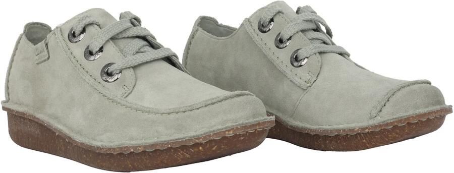 Clarks Funny Dream dames veterschoen groen - Foto 2