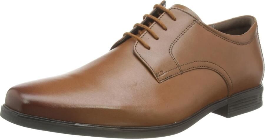 Clarks Nette Schoenen Howard Walk 26162017 Wijdte H Cognac 10 44½ - Foto 3