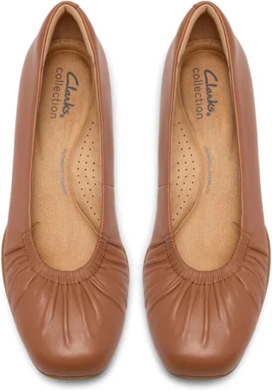Clarks Jazmynn Lo dames ballerina Bruin - Foto 4