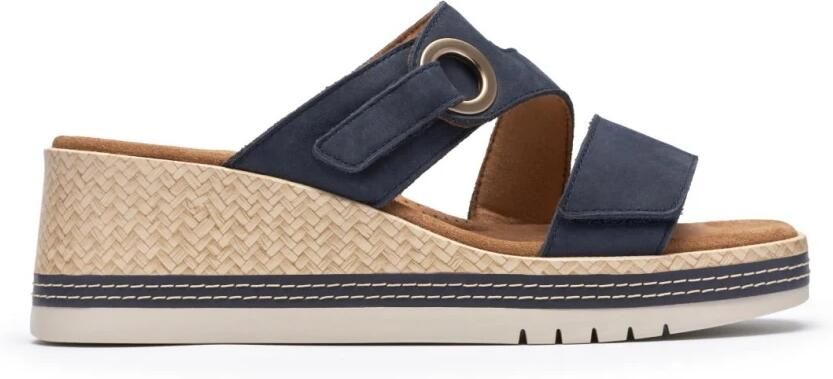 Clarks Dames slipper met hak Kidiki Cove 26186699 Blauw - Foto 2