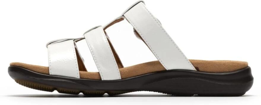 Clarks Kitly Pearl leren schoenen wit lakleer - Foto 11