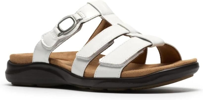 Clarks Kitly Pearl leren schoenen wit lakleer - Foto 8