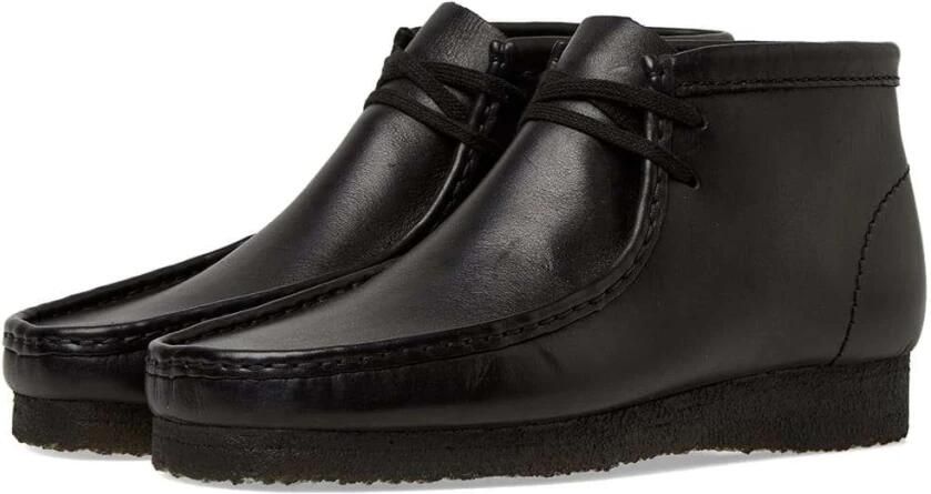 Clarks WALLABEE~EVO~BOOT~~~~~~~~~~~~~ Vrije tijd half-hoog Heren veterschoen Heren sneakers Zwart - Foto 2