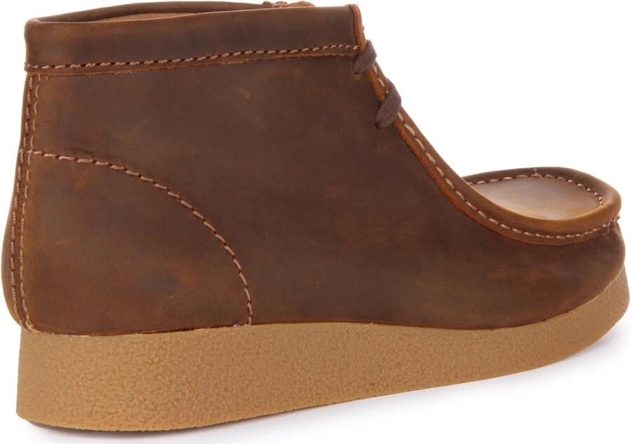 Clarks WallabeeEVO BT Heren Veterschoenen Leer Bruin - Foto 5