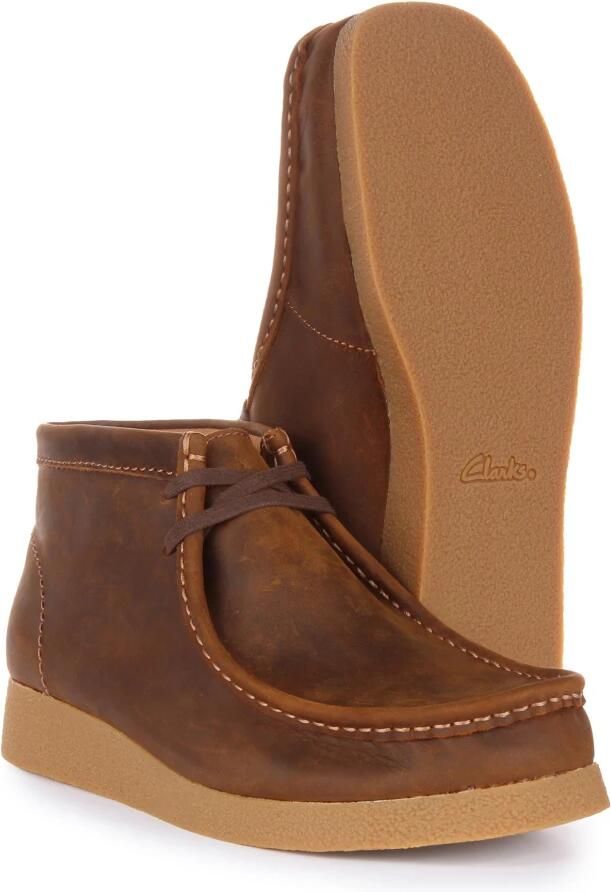 Clarks WallabeeEVO BT Heren Veterschoenen Leer Bruin - Foto 7