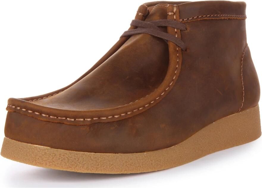 Clarks WallabeeEVO BT Heren Veterschoenen Leer Bruin - Foto 6