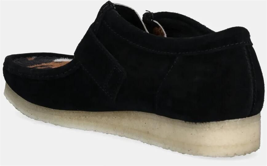 Clarks Zwarte Suède Gesp Wallabee Sneakers - Foto 2
