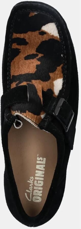 Clarks Zwarte Suède Gesp Wallabee Sneakers - Foto 4