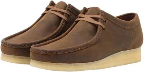 Clarks Bruine Leren Mocassins Vierkante Neus Schoenen Brown Heren - Foto 3