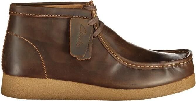 Clarks WallabeeEVO BT Heren Veterschoenen Leer Bruin - Foto 4