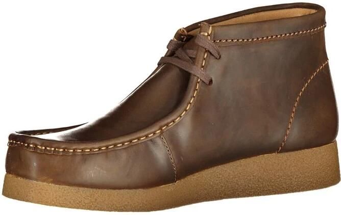 Clarks WallabeeEVO BT Heren Veterschoenen Leer Bruin - Foto 3