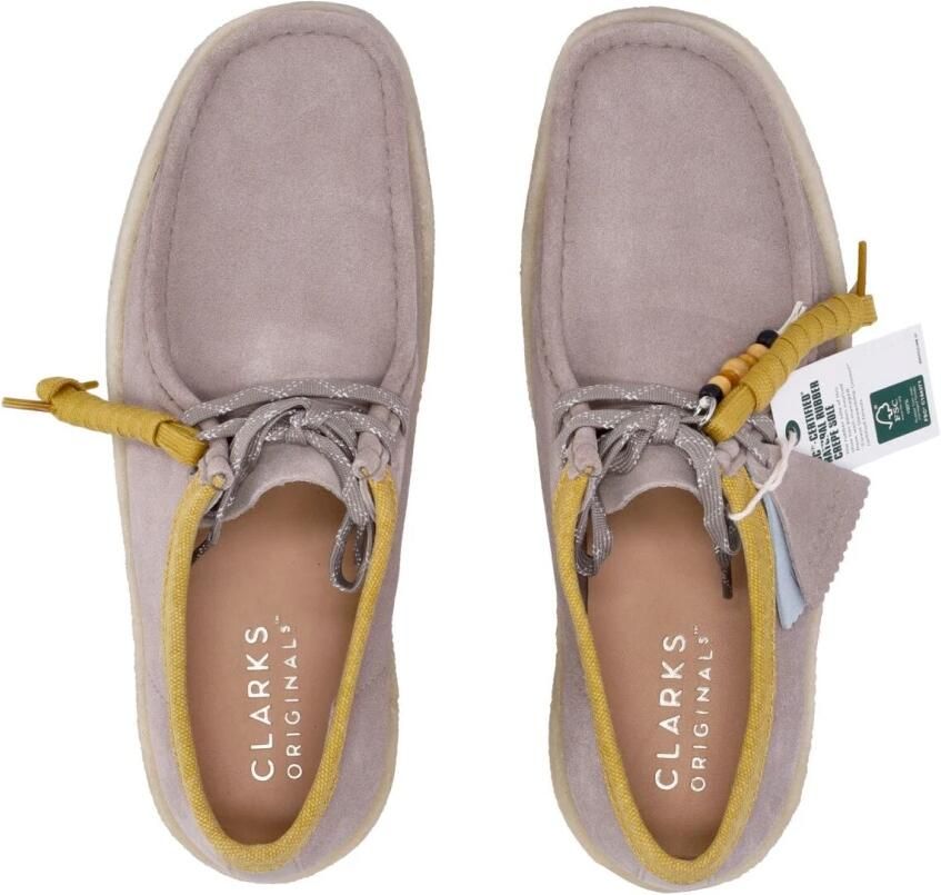 Clarks Grijze Wallabee Cup Platte Schoenen Gray Heren - Foto 3