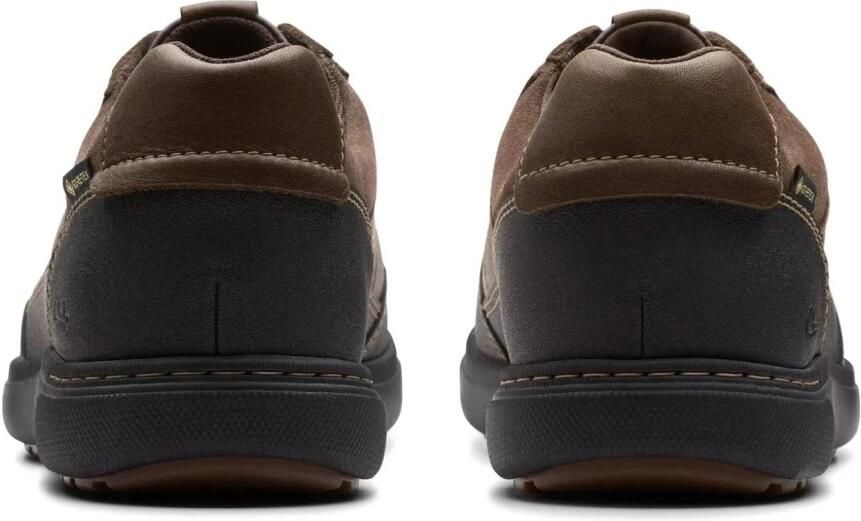 Clarks Mapstone LoGTX heren veterschoen Bruin - Foto 4