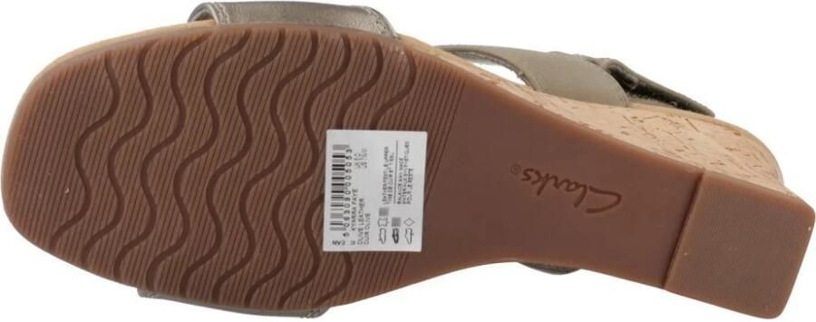 Clarks Metallic Sleehak Sandalen voor Comfort en Stijl - Foto 6