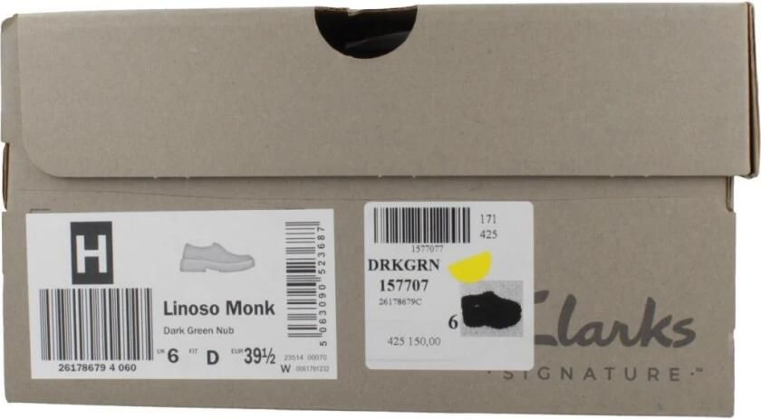 Clarks Shoes Linoso Monk Schoenen Groen Vrouw - Foto 7