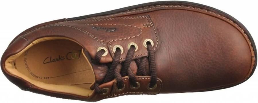 Clarks Veterschoenen NATURE THREE Vrijetijdsschoen lage schoen veterschoen met uitneembare voetbed - Foto 15