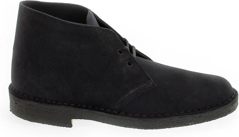 Clarks Navy Suède Lage Laars met Veters