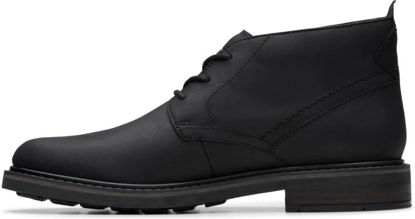 Clarks half hoge veterboot Newford Mid 26183381 Zwart - Foto 2