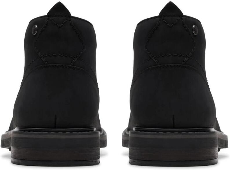 Clarks half hoge veterboot Newford Mid 26183381 Zwart - Foto 4