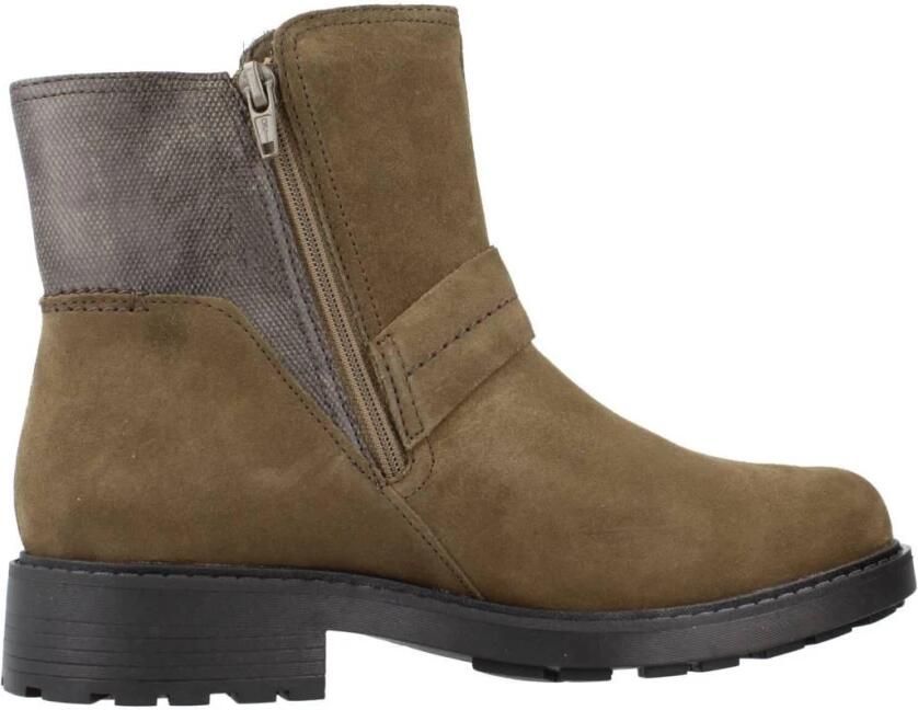 Clarks Dames Damen Opal Rose Fashion Boot Dark Olive SDE 40 dark olive sde - Foto 4