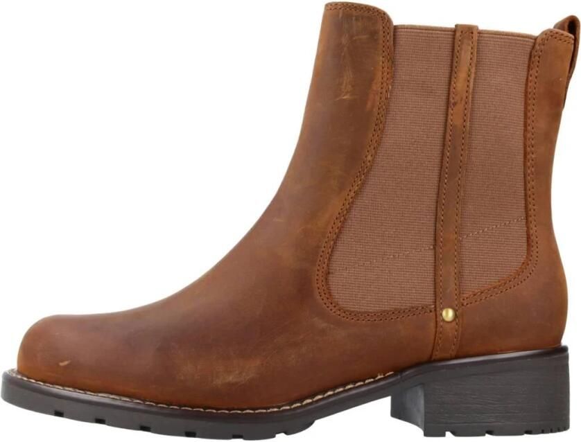 Clarks Chelsea Boots Brown Dames - Foto 5