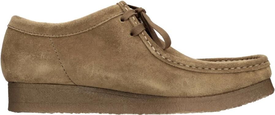 Clarks Platte schoenen Bruin