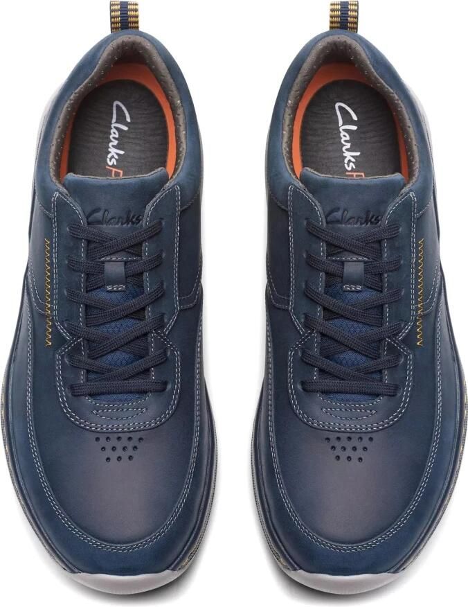 Clarks Blauwe Veterschoen voor heren Blue - Foto 2