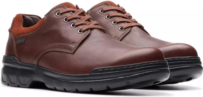 Clarks Rockie WalkGTX heren veterschoen Bruin waterdicht - Foto 2