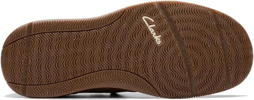 Clarks 26176975 heren instappers sportief (8) bruin - Foto 9