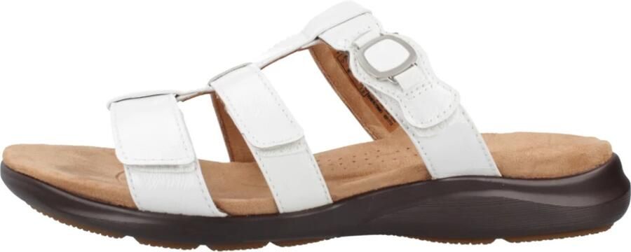 Clarks Kitly Pearl leren schoenen wit lakleer - Foto 2