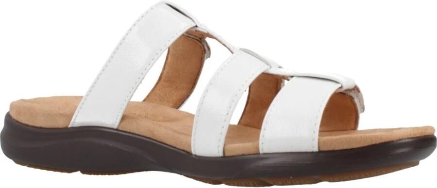 Clarks Kitly Pearl leren schoenen wit lakleer - Foto 7
