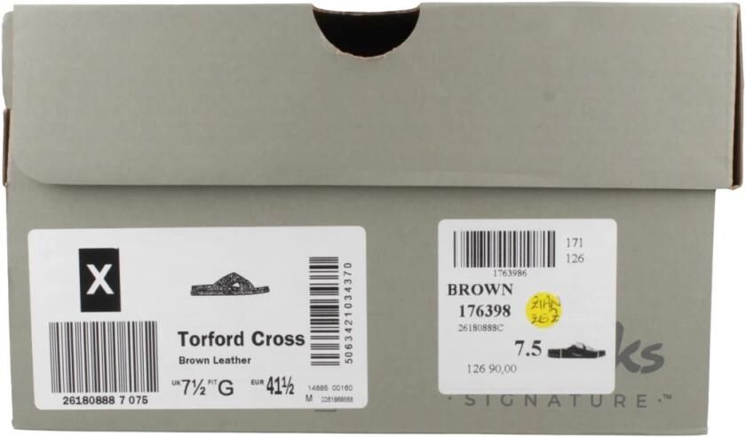 Clarks Torford Cross leren sandalen - Foto 3