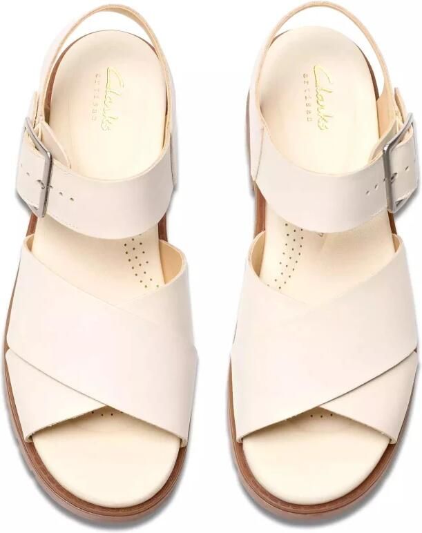 Clarks Stijlvolle damessandaal off white - Foto 3