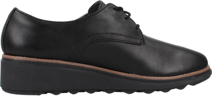 Clarks Zwarte Sneakers Sharon RAE Black Heren - Foto 3