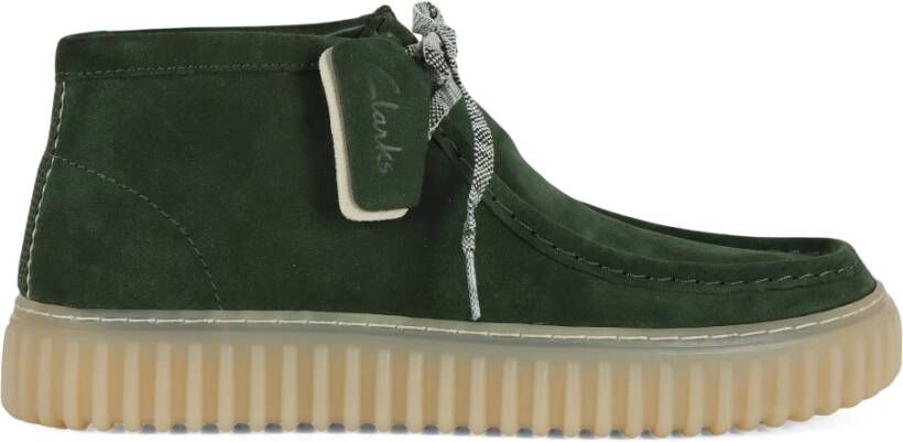 Clarks Suède veterschoen Torhill Hi - Foto 2