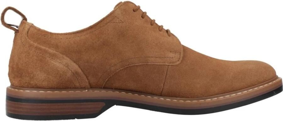 Clarks Enkellaarzen ALDWIN LACE Cola Suede 26178426 - Foto 2