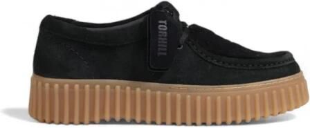 Clarks Torhill Suede Crepe Casual Shoes Wo Black Lace Up Shoes - Foto 4